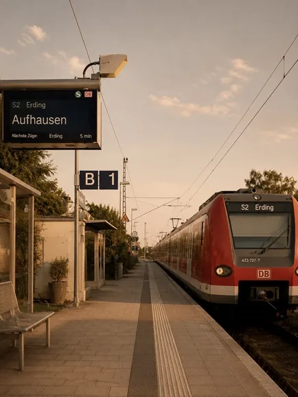 Öffentliche Verkehrsanbindung zum Studio
